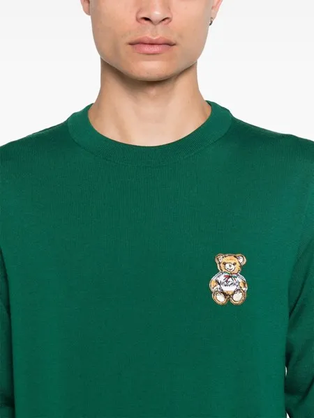 Moschino Maglione con motivo Teddy Bear