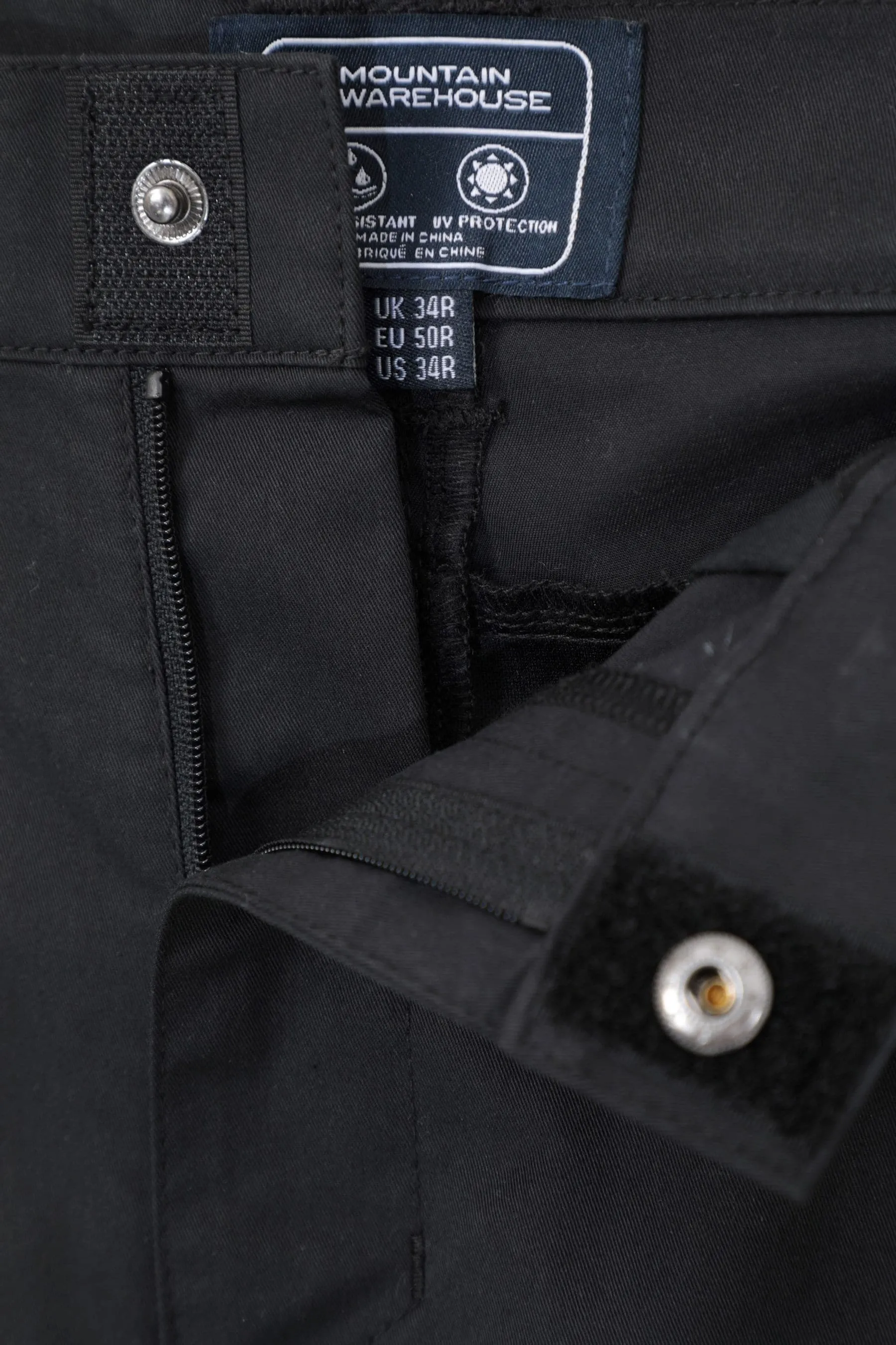 Mountain Warehouse - Pantaloni da trekking impermeabile Uomo jungle