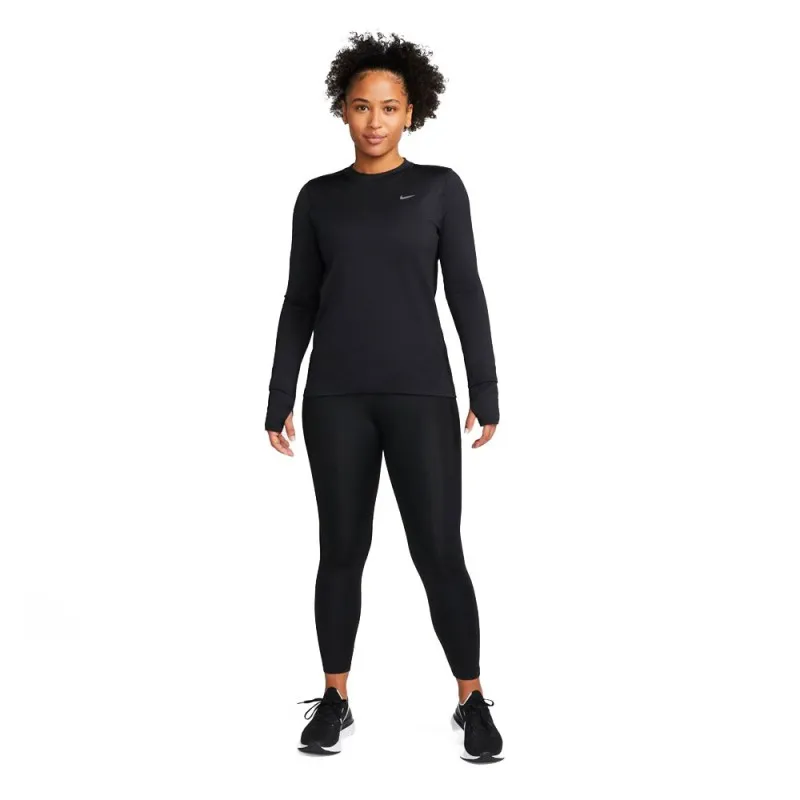 Nike Leggings Running Df Fast 7 8 Nero Reflective Argento Donna