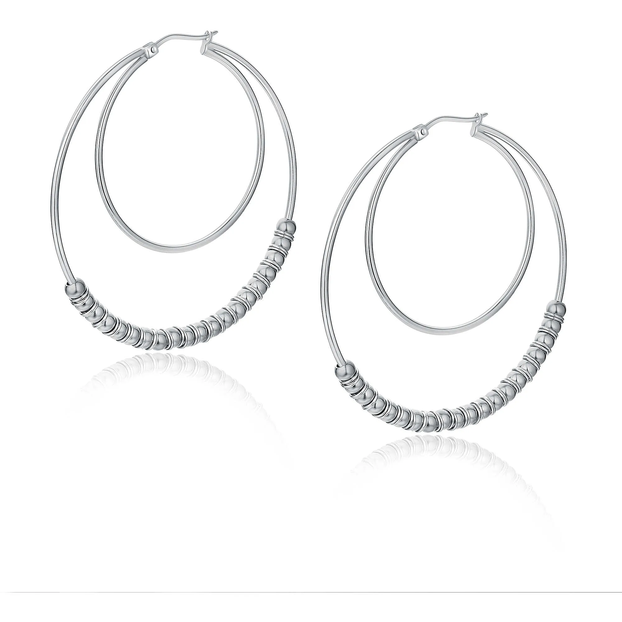 orecchini a cerchio donna Brand Bubble