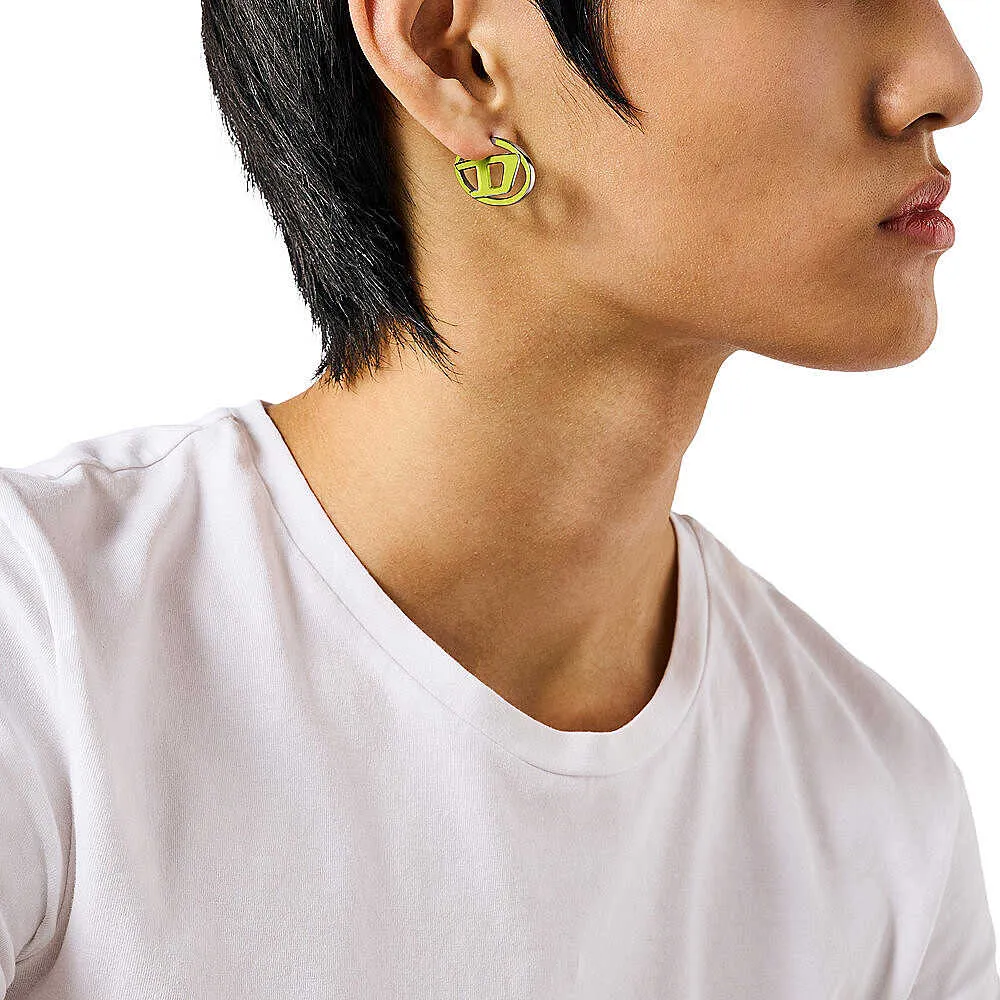orecchini a cerchio unisex Diesel