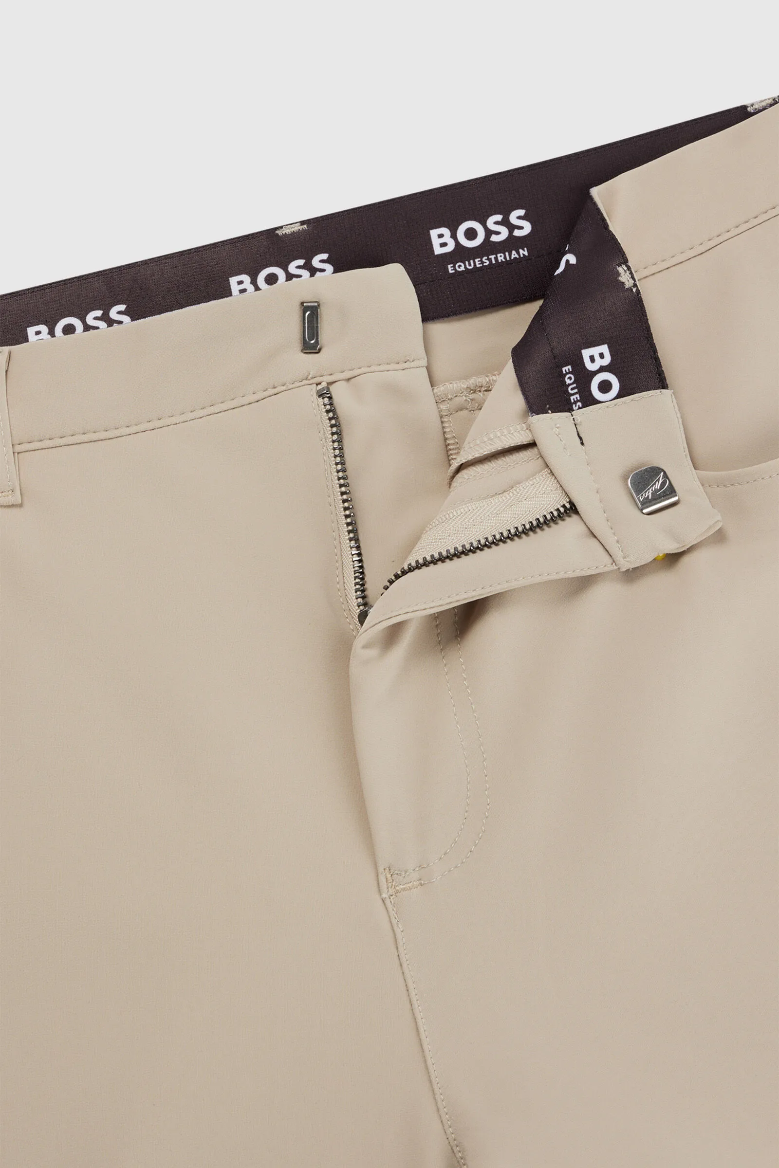 Pantaloni da equitazione Boss James da uomo con presa al ginocchio