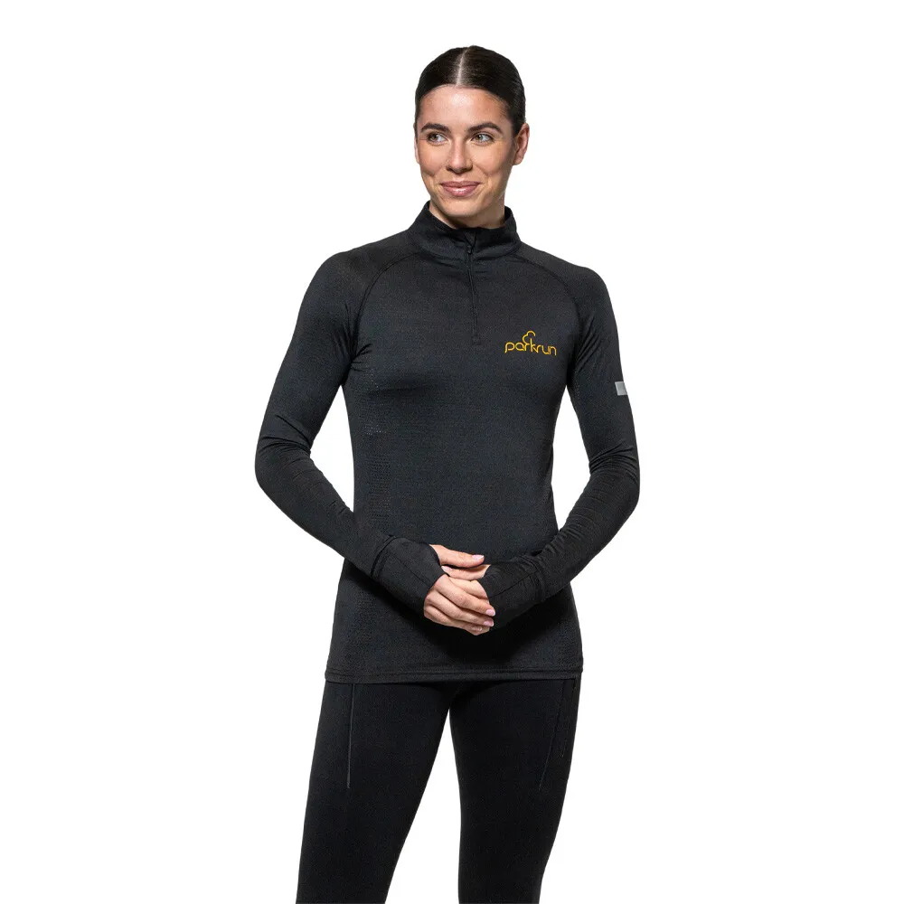 Parkrun Apricot parkrun Maglia con zip a 1/4 per donna