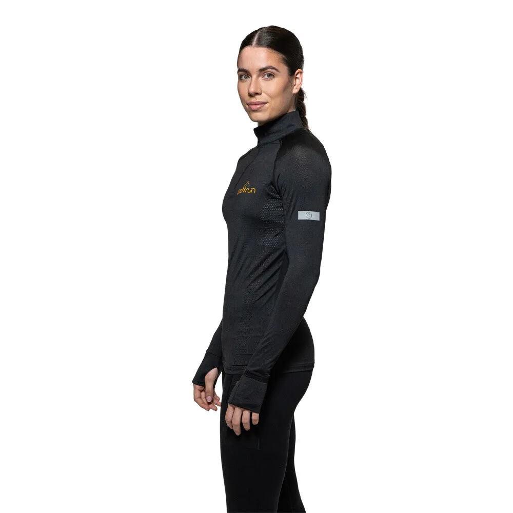Parkrun Apricot parkrun Maglia con zip a 1/4 per donna