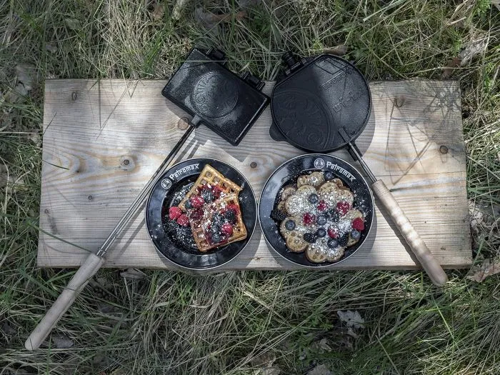 Petromax piastra per waffle con meccanismo girevole