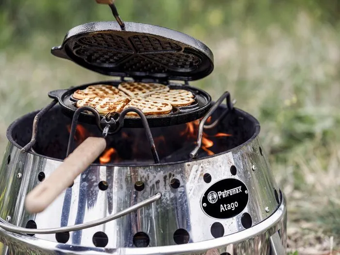 Petromax piastra per waffle con meccanismo girevole