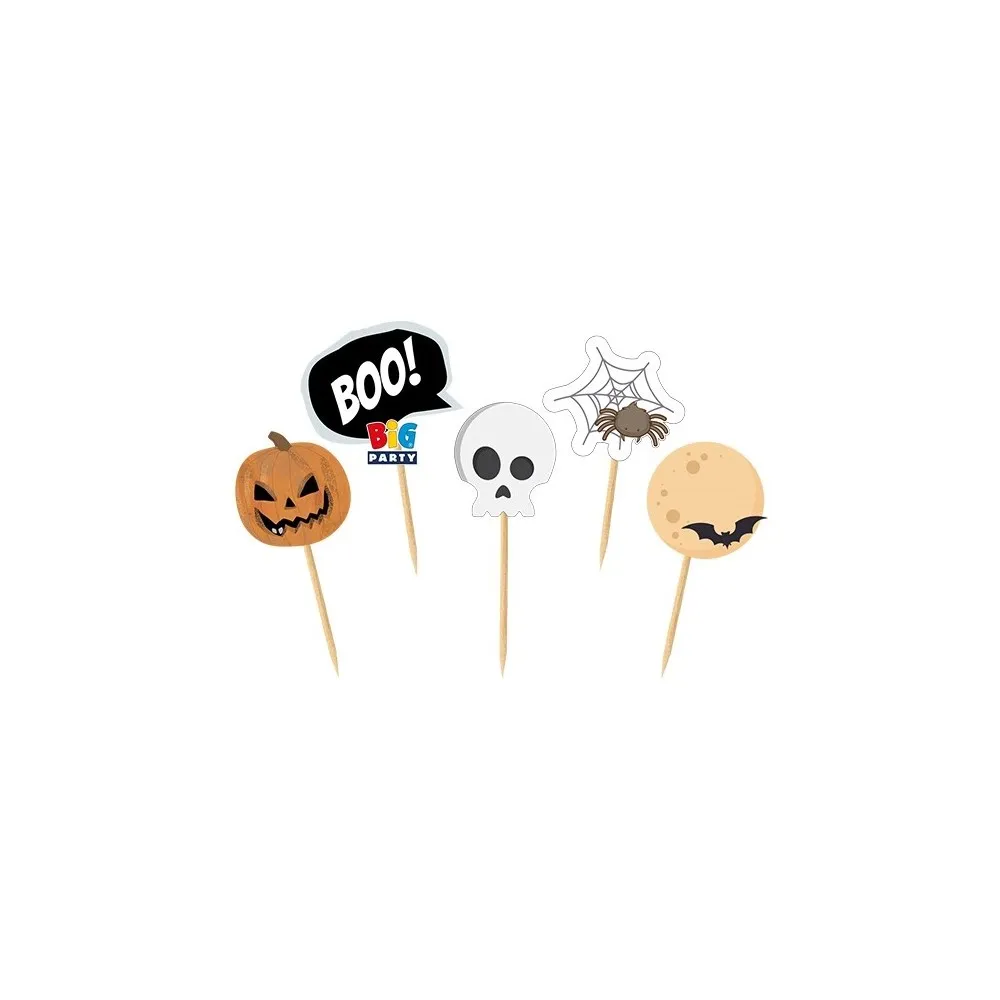 Picks Sagomati Halloween 4 x 7 cm, Cf. 25