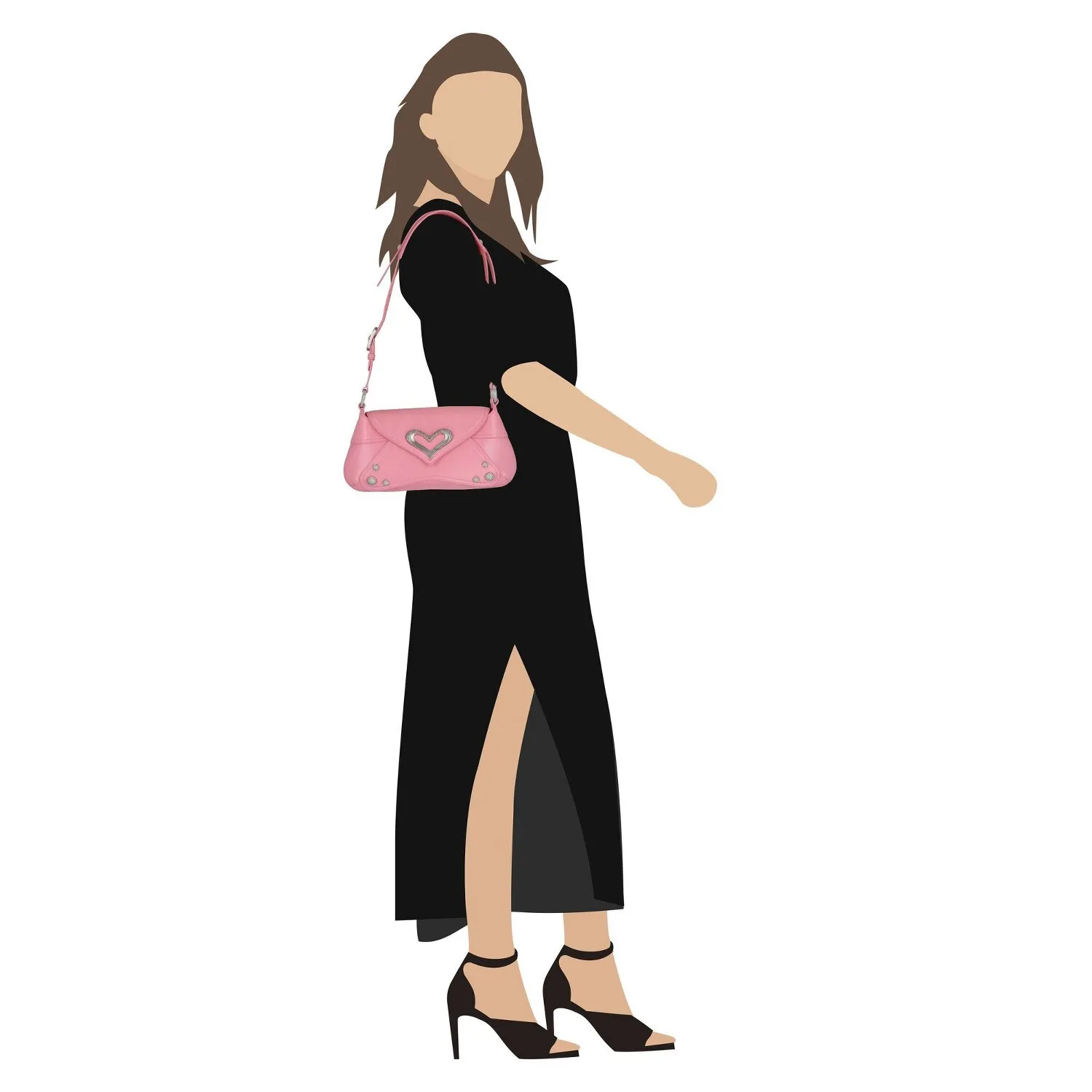 PINKO Classic 520 Borsa a tracolla Pelle 30 cm