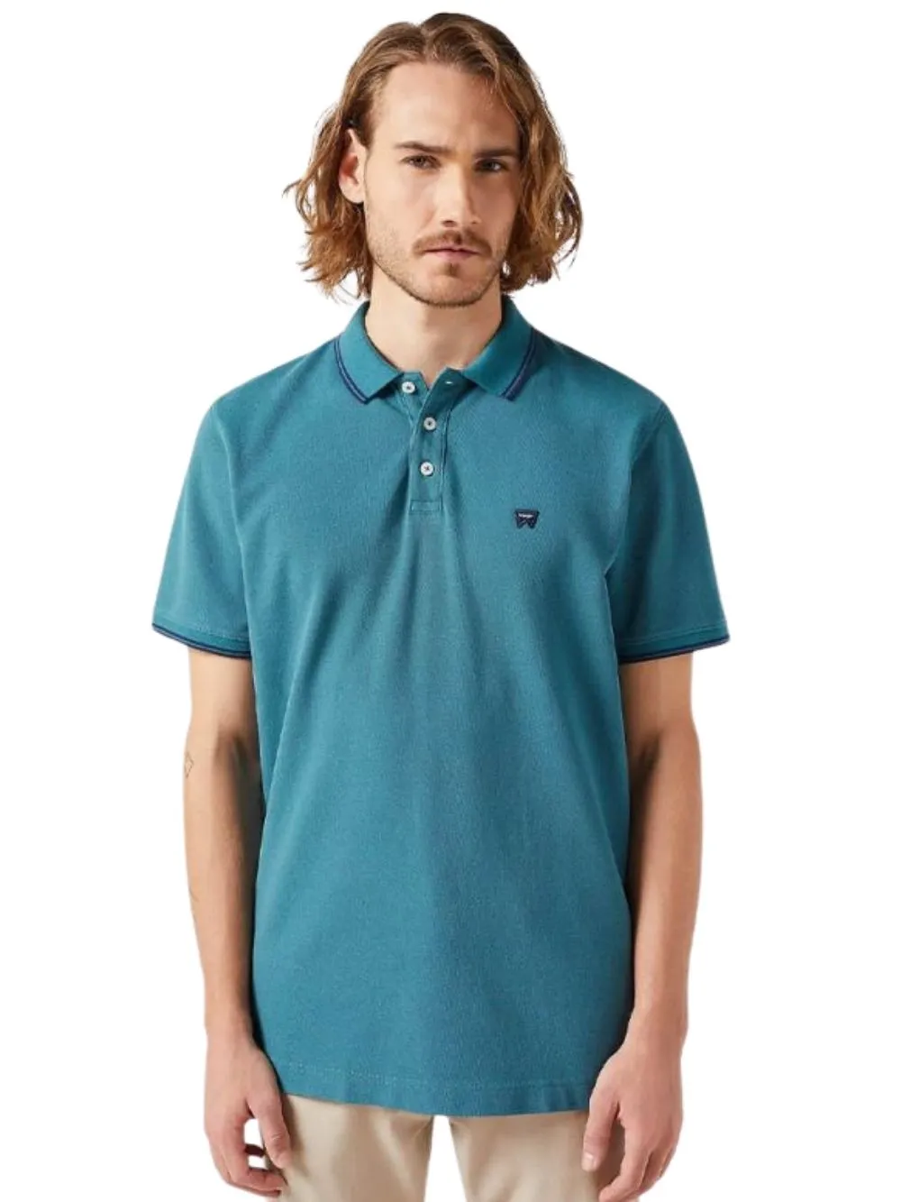 Polo Uomo con pattina con tre bottoni