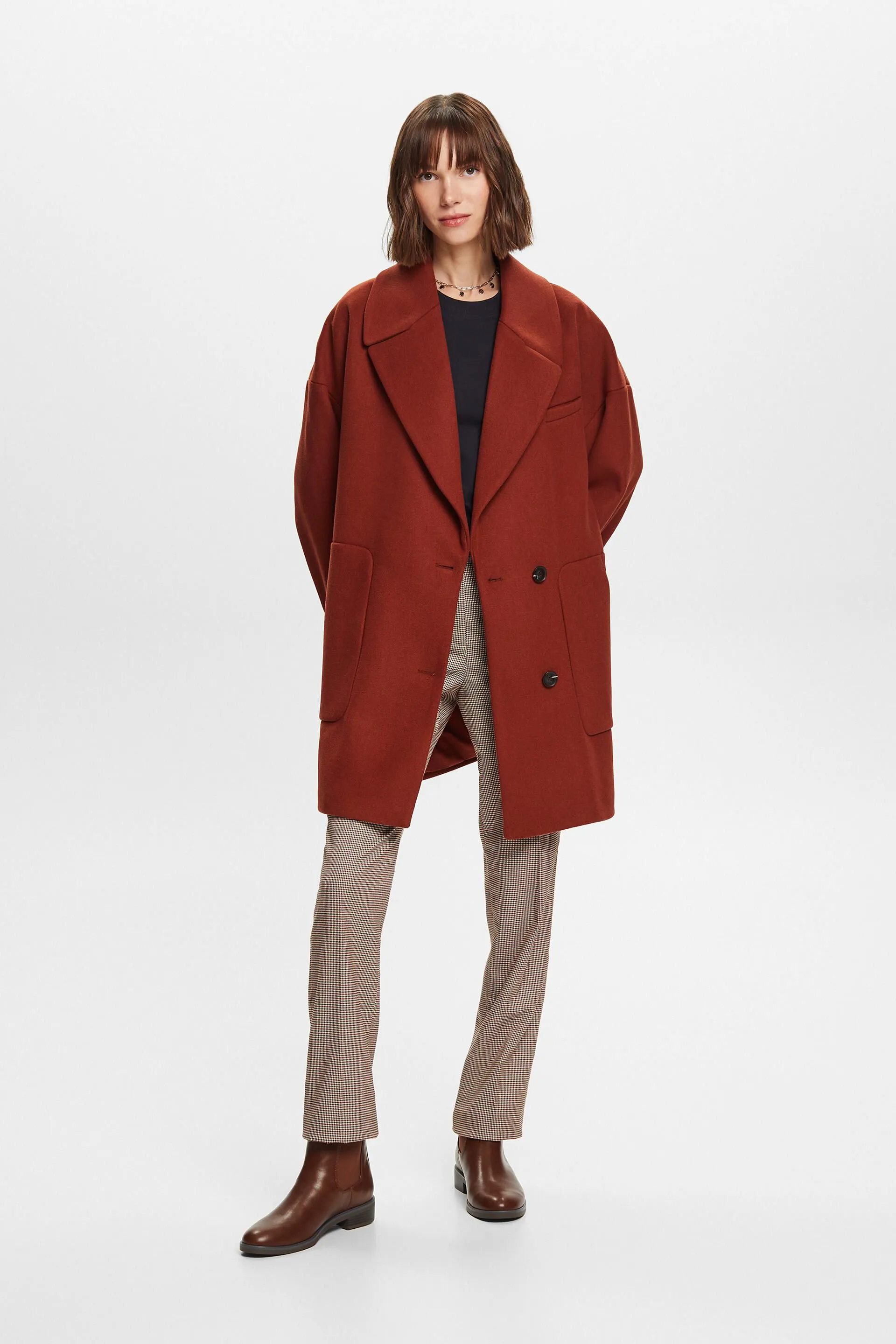 Riciclato: cappotto in misto lana