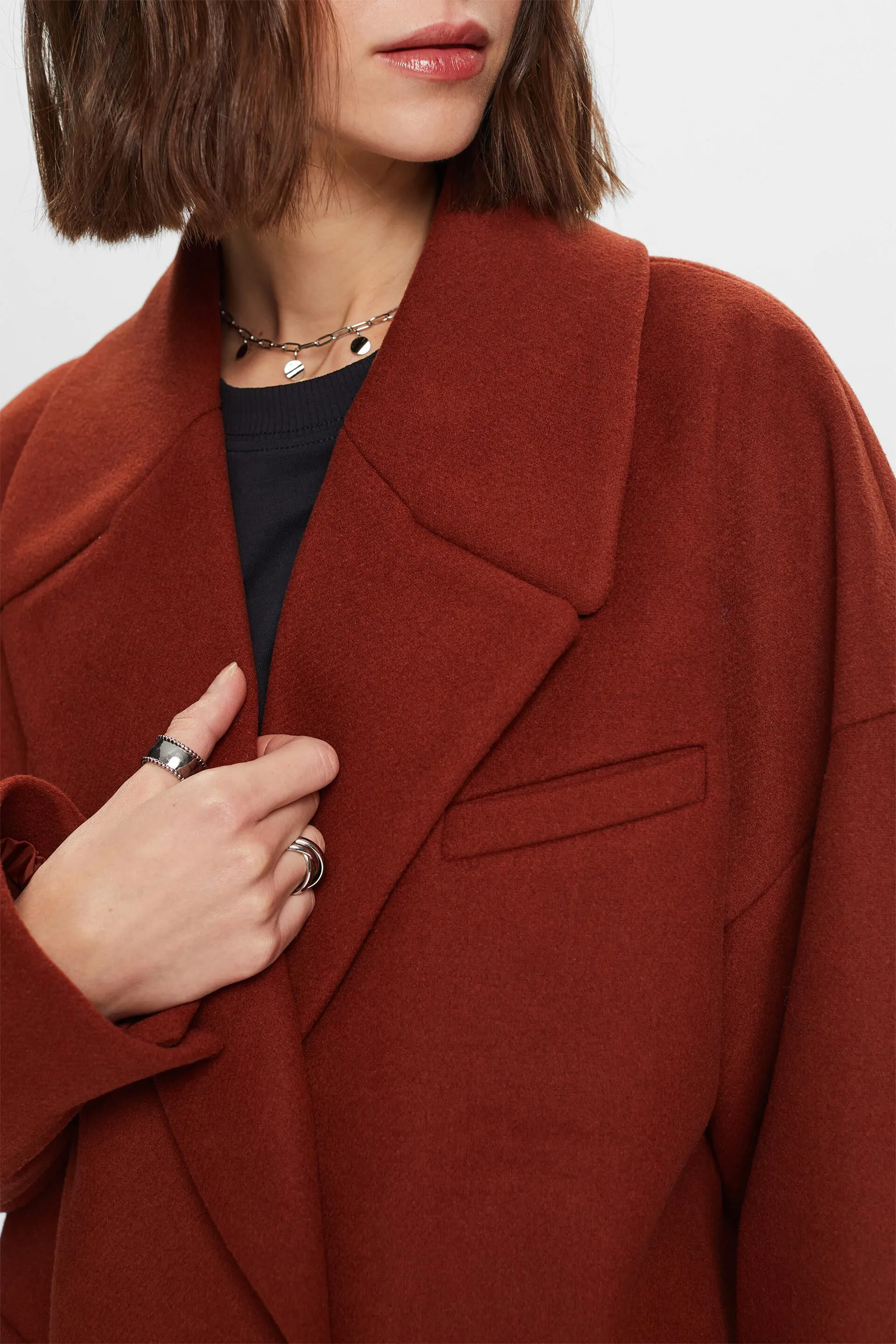 Riciclato: cappotto in misto lana