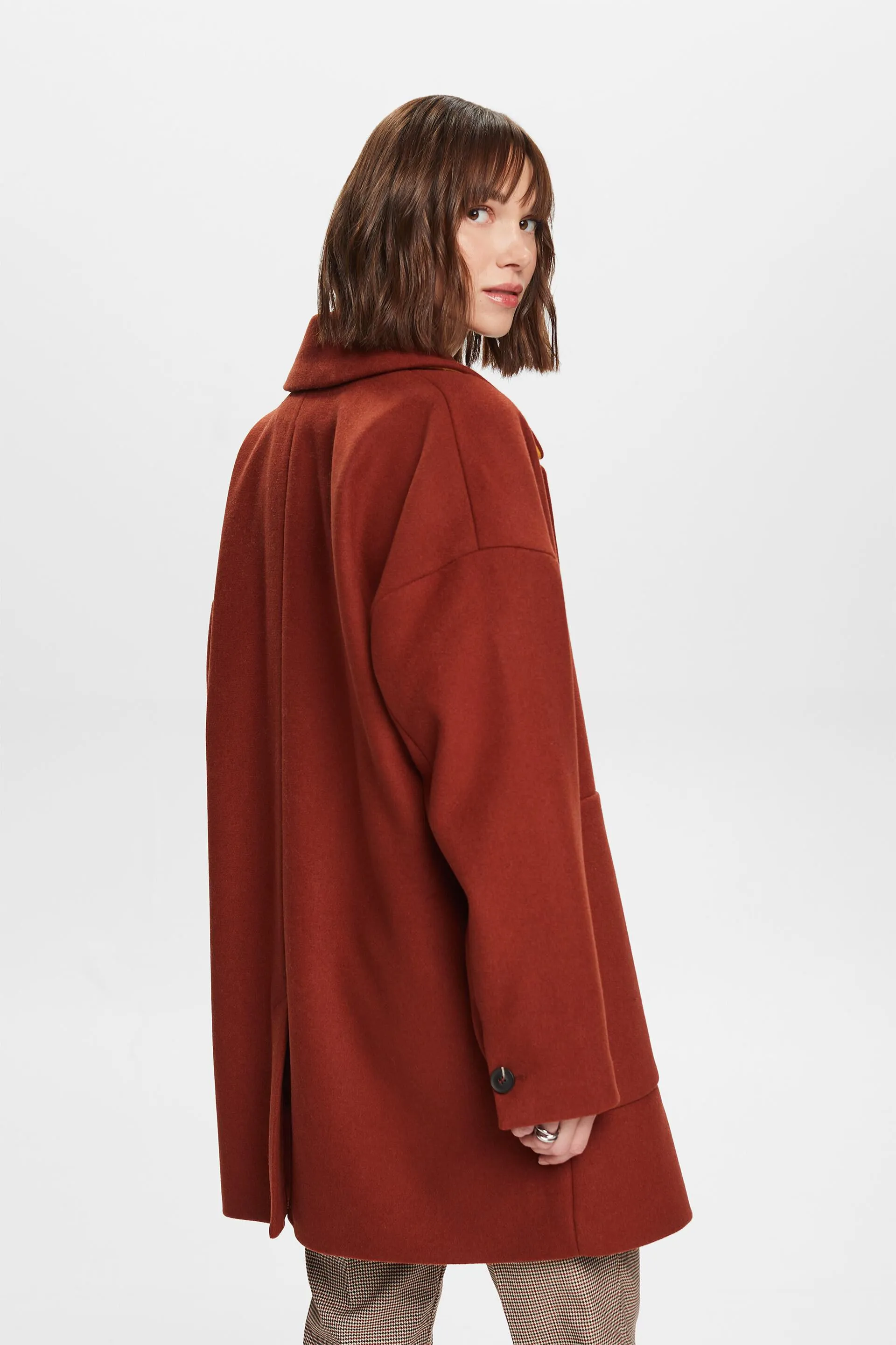 Riciclato: cappotto in misto lana