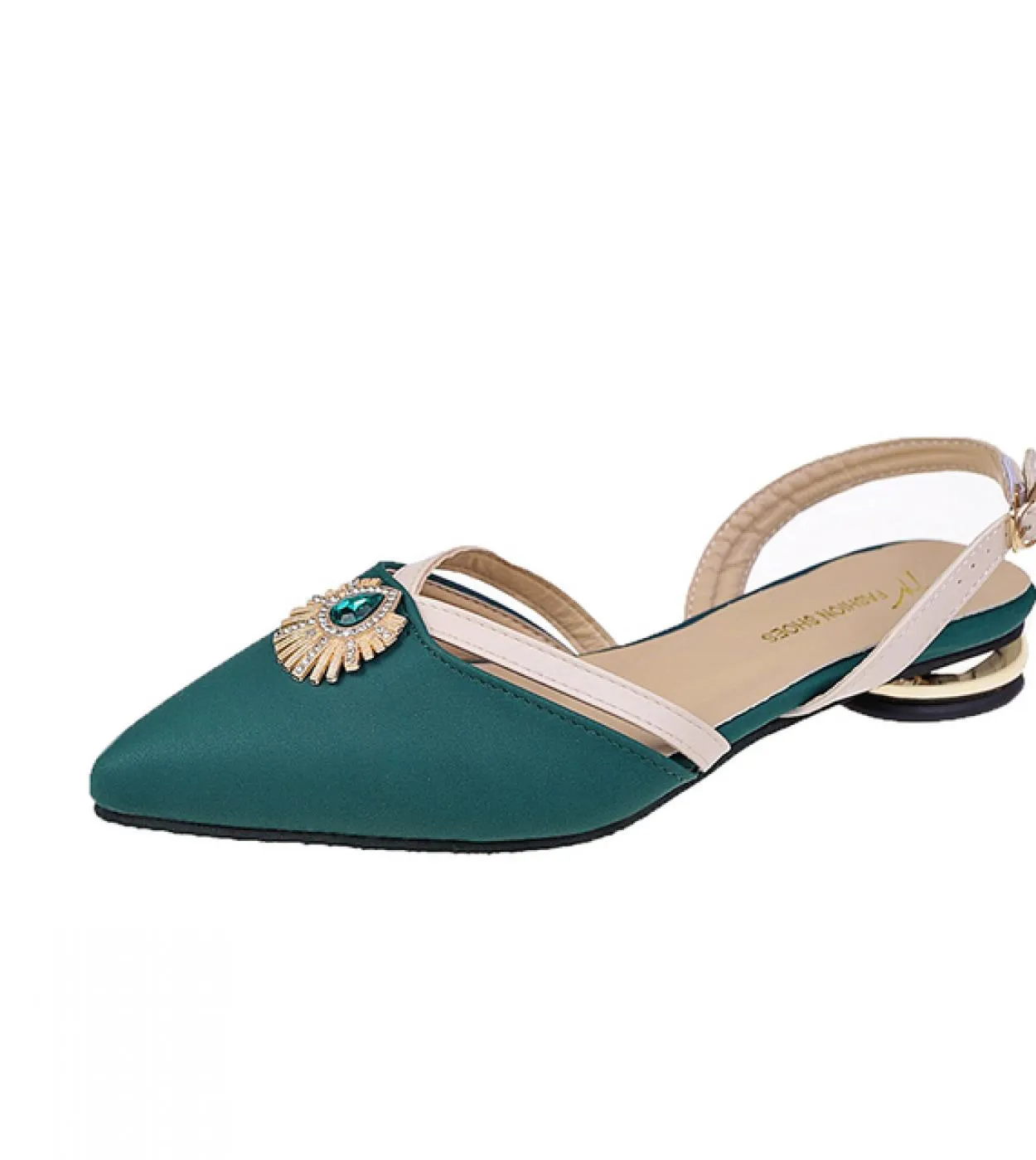 Sandali dolci Moda donna Butterflyknot Decorazione Cinturino con fibbia Scarpe con tacco quadrato Eleganti sandali con punta a p