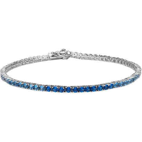 SARNIORO Bracciale tennis uomo in argento 925