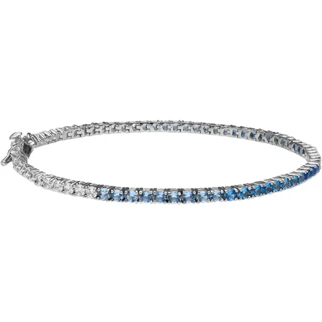 SARNIORO Bracciale tennis uomo in argento 925