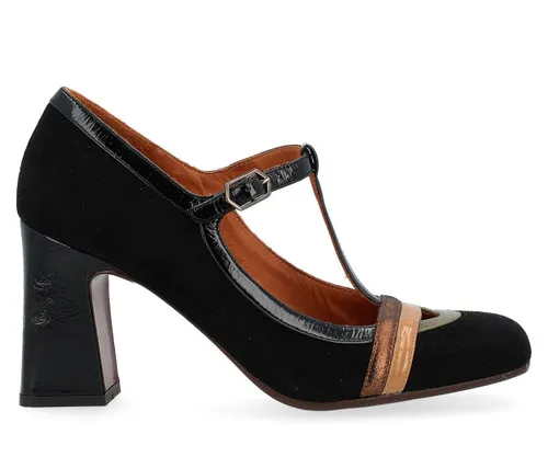 Scarpa con tacco Odaina nera