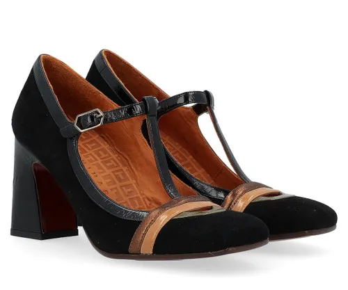 Scarpa con tacco Odaina nera