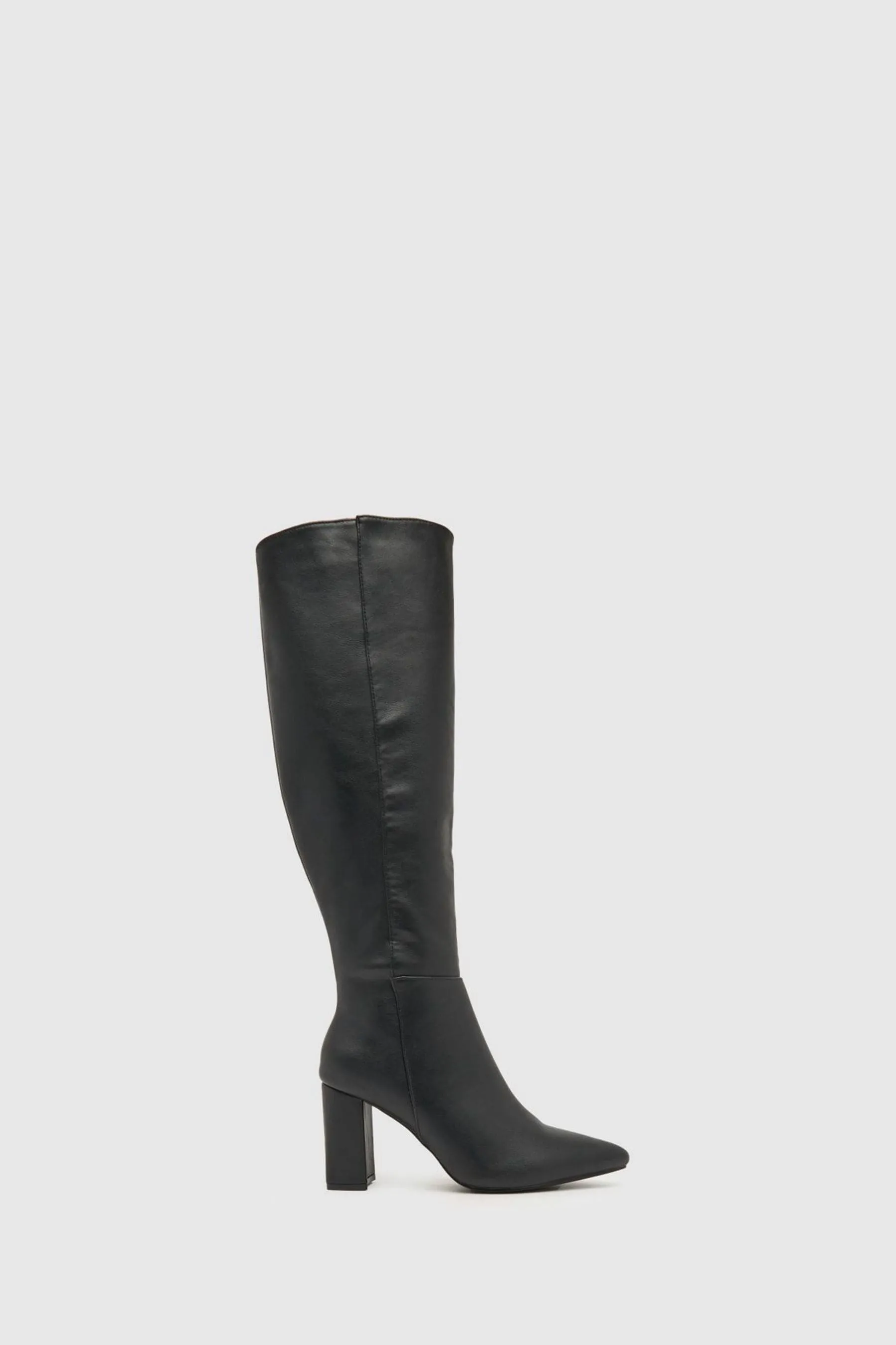 Schuh - Dua - Nero al ginocchio con tacco largo - Stivali