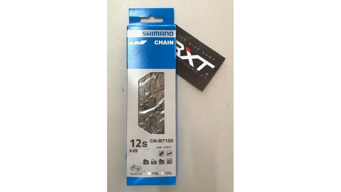 SHIMANO Catena CN-M7100 12v 126 maglie + QuickLink