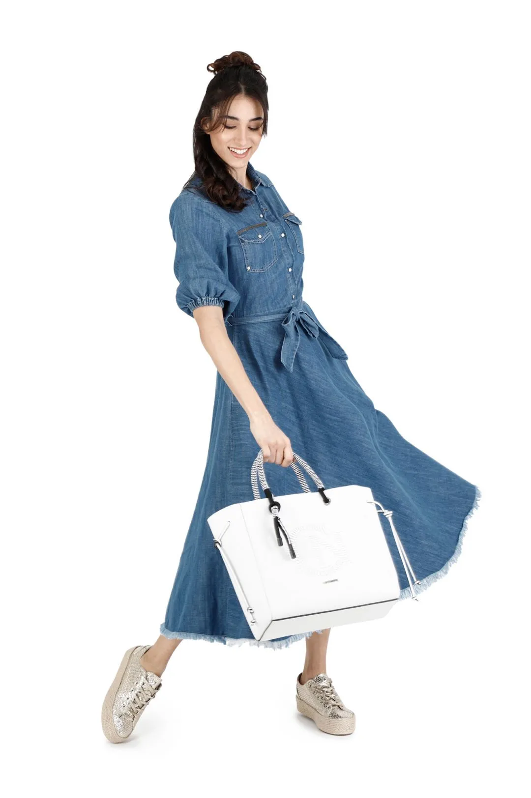 SHOPPING CON LOGO INTRECCIATO