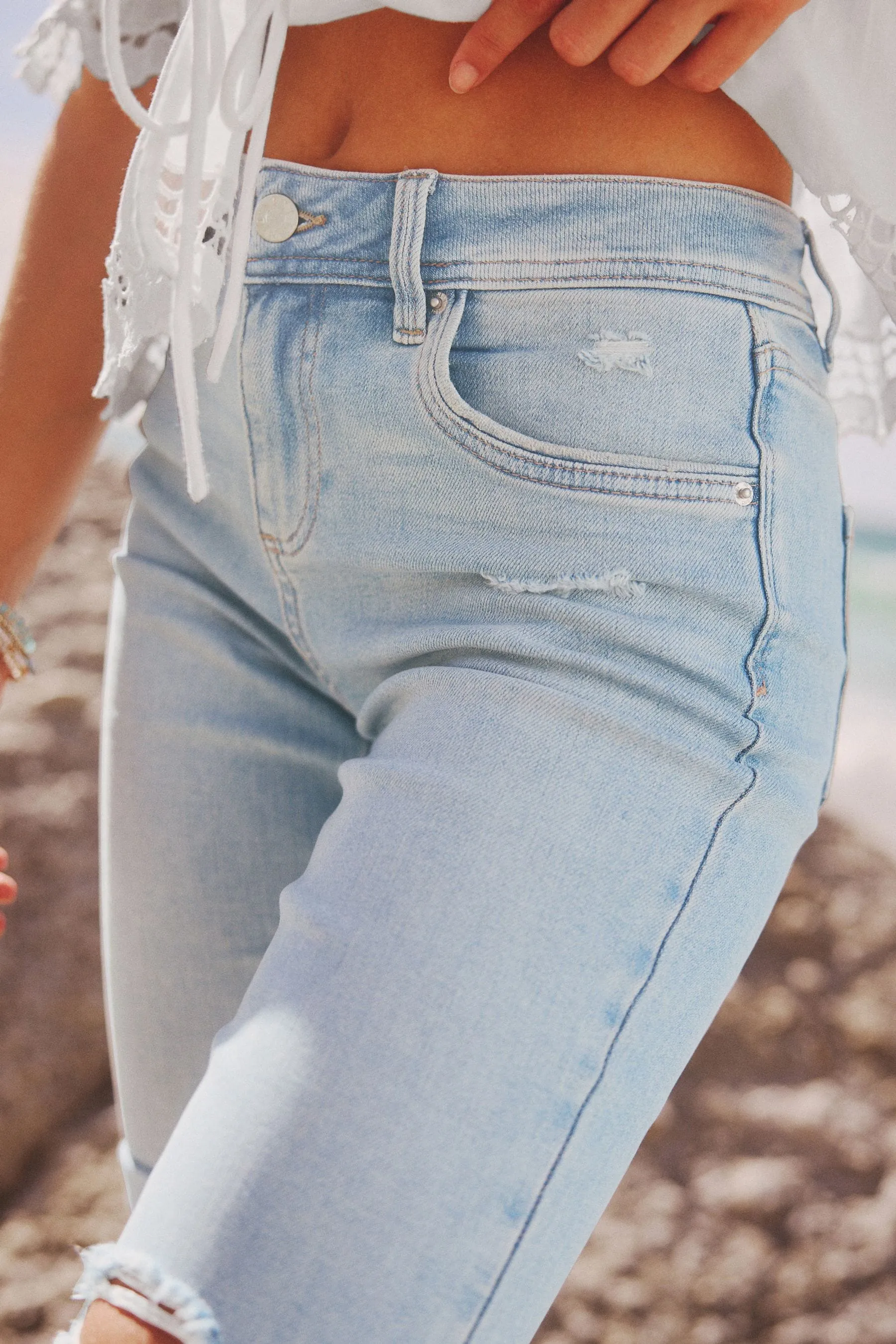 shorts Denim al ginocchio