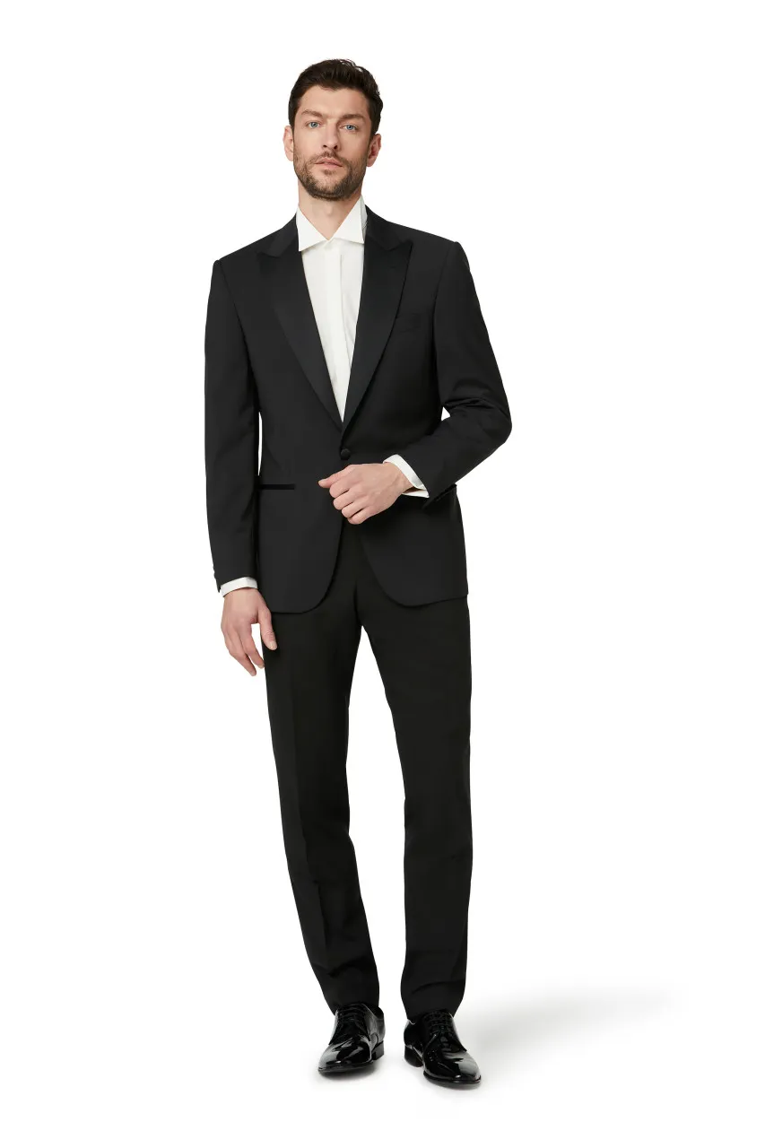 Smoking digel modern fit in lana marzotto super 100's