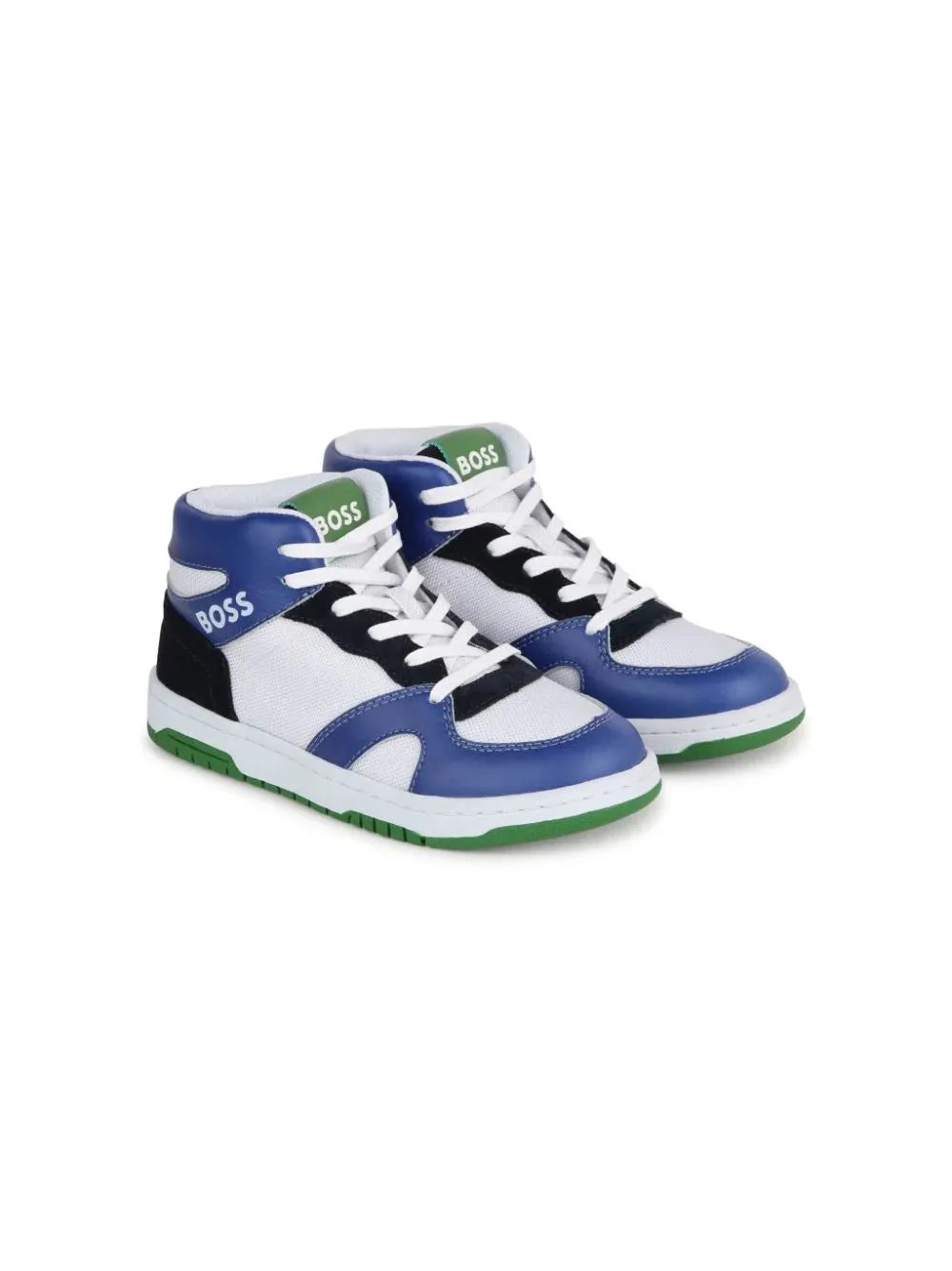 Sneakers a inserti con design color-block