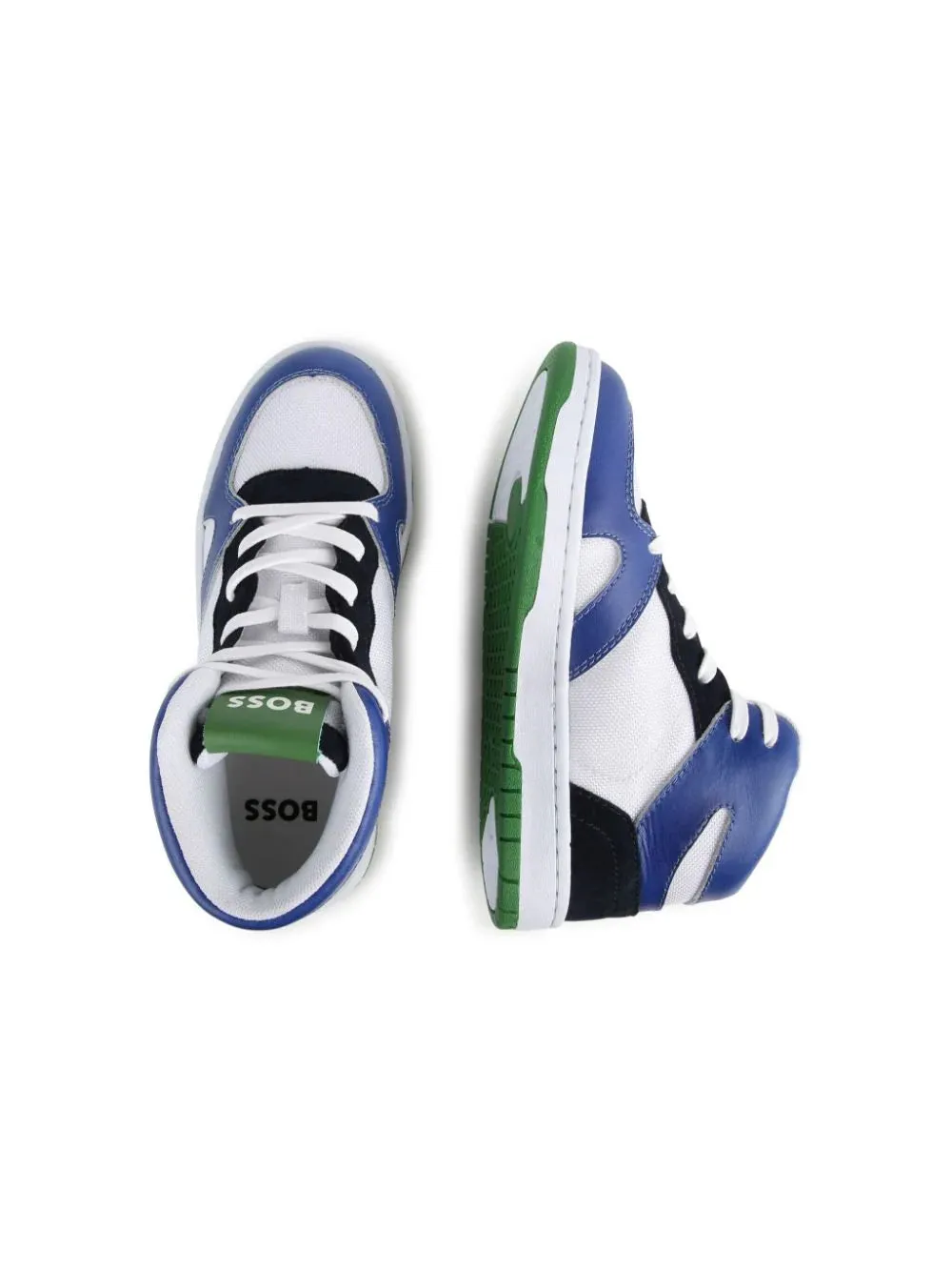 Sneakers a inserti con design color-block