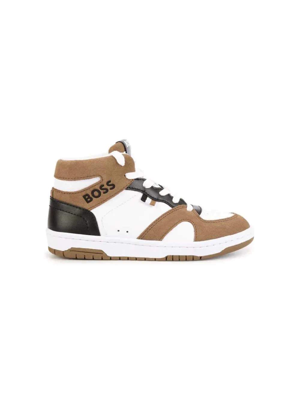 Sneakers alta con logo