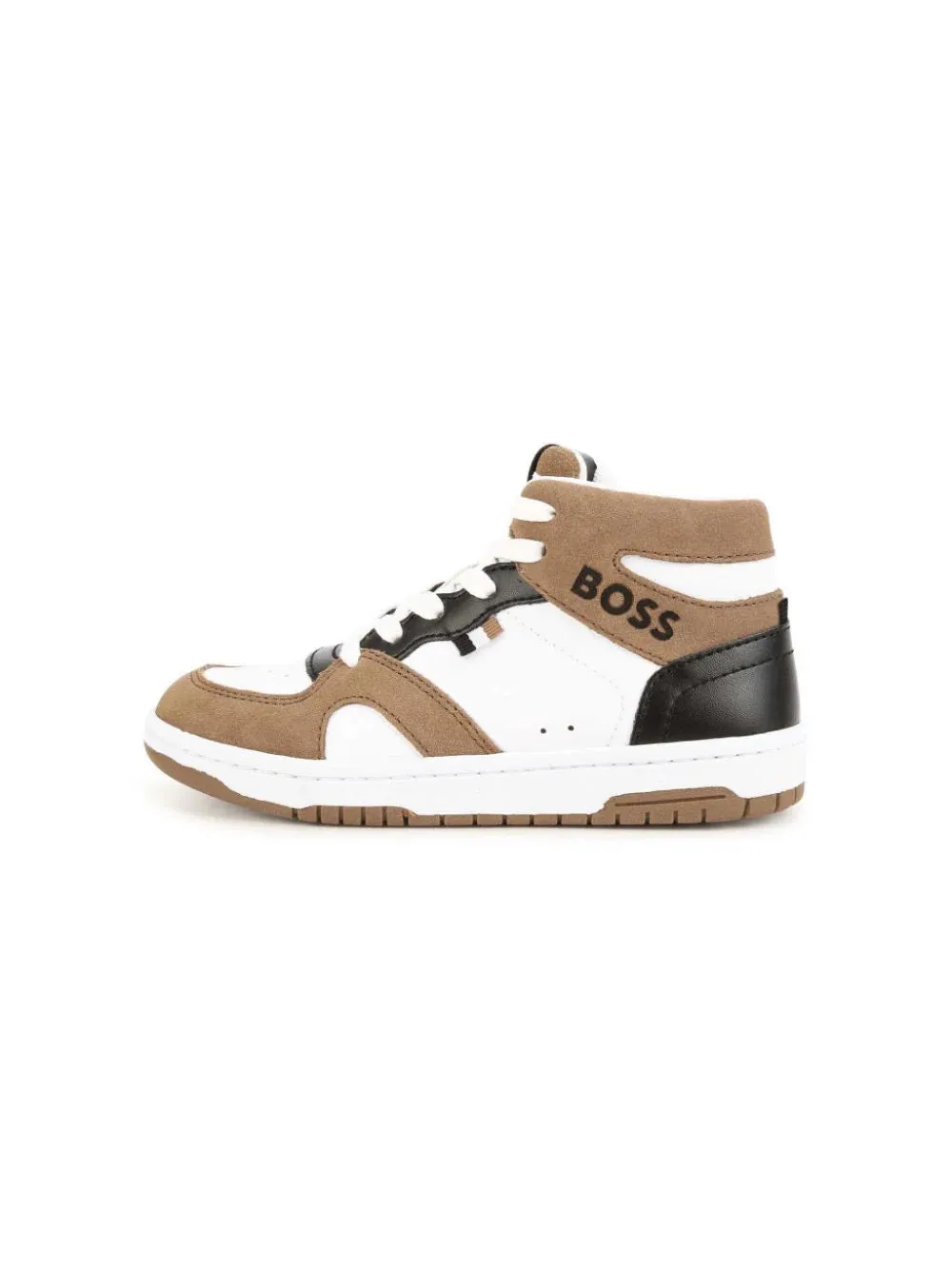 Sneakers alta con logo
