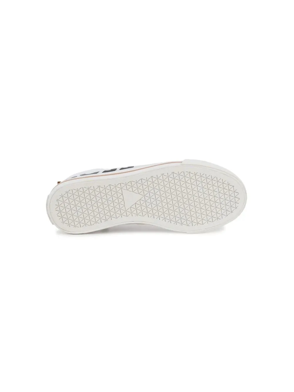 Sneakers High-top in tela con logo