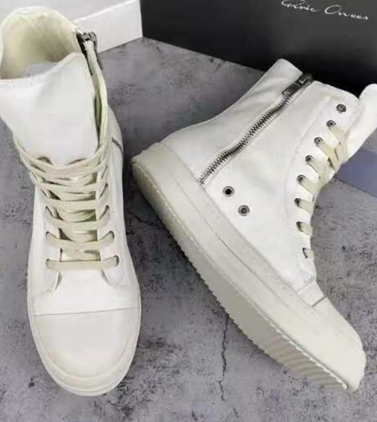 Stivali di tela da uomo casual Rock Hip Hop Street Cool Classic Lace Up Mens Casual Sneaker Stivali da uomo con altezza crescent