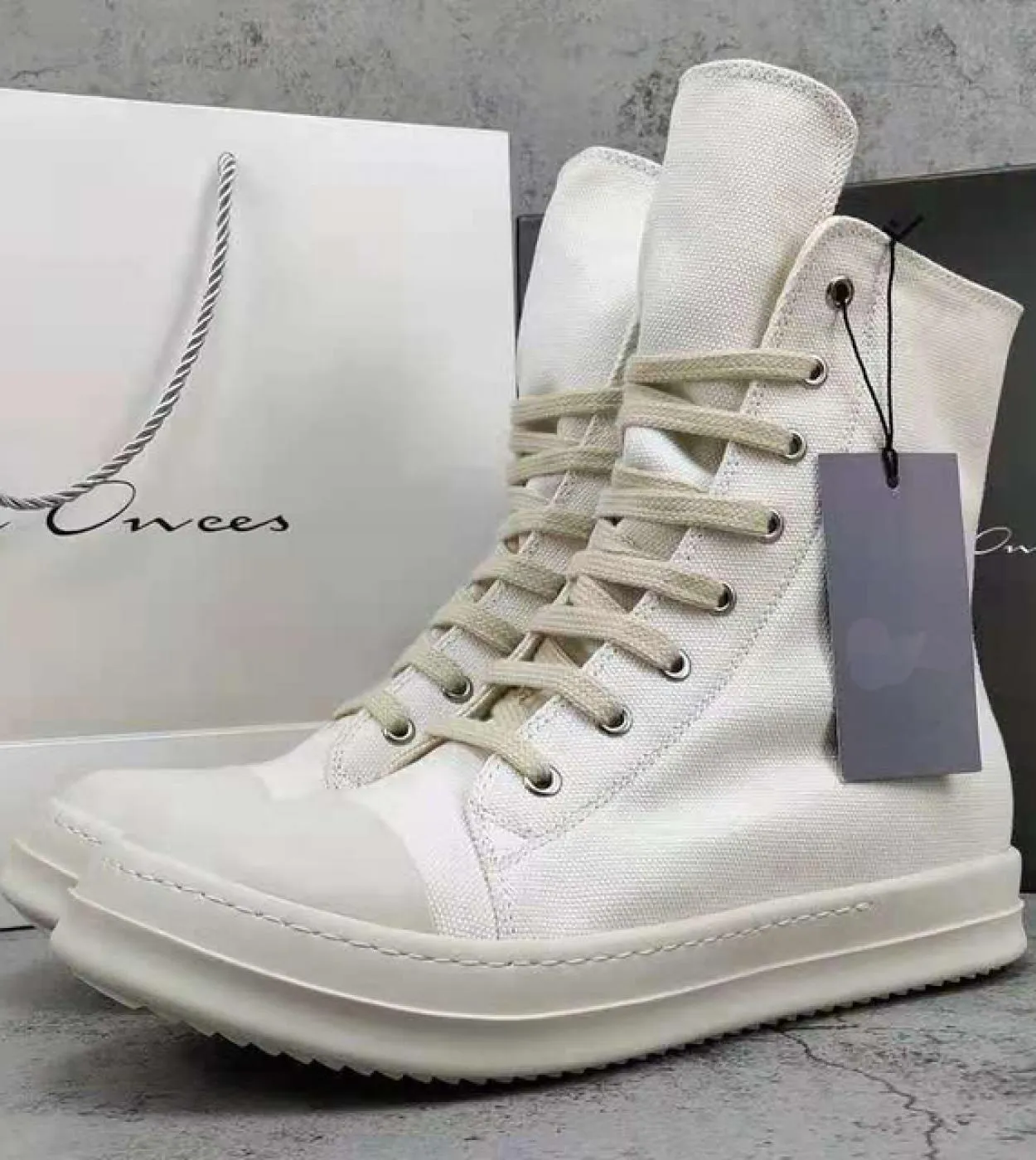Stivali di tela da uomo casual Rock Hip Hop Street Cool Classic Lace Up Mens Casual Sneaker Stivali da uomo con altezza crescent