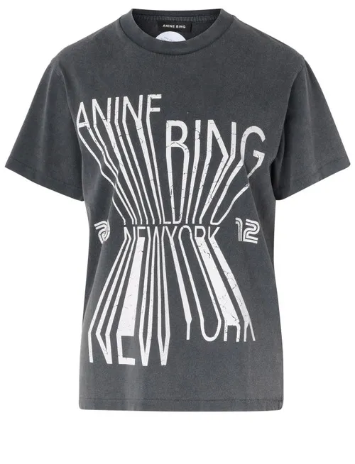 T-Shirt Anine Bing Colby nera
