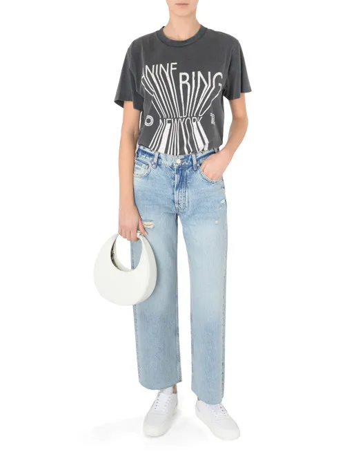 T-Shirt Anine Bing Colby nera