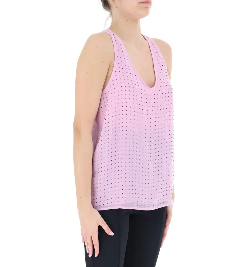 Top con strass
