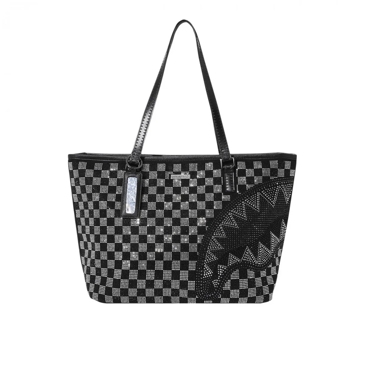 Trinity Checkered Tote Bag