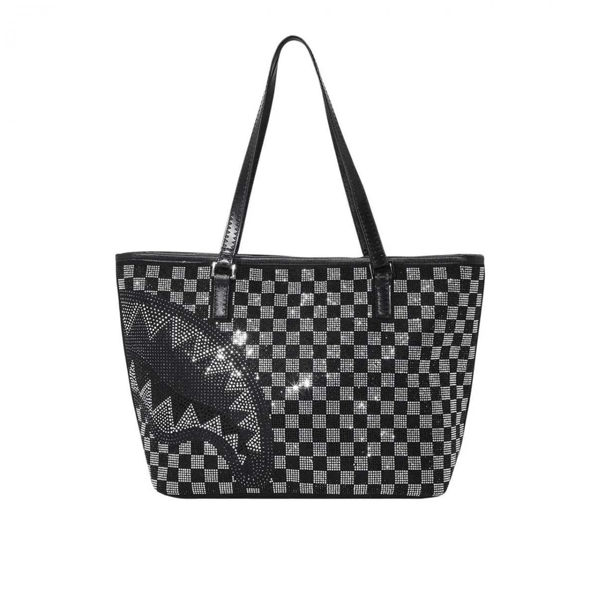 Trinity Checkered Tote Bag