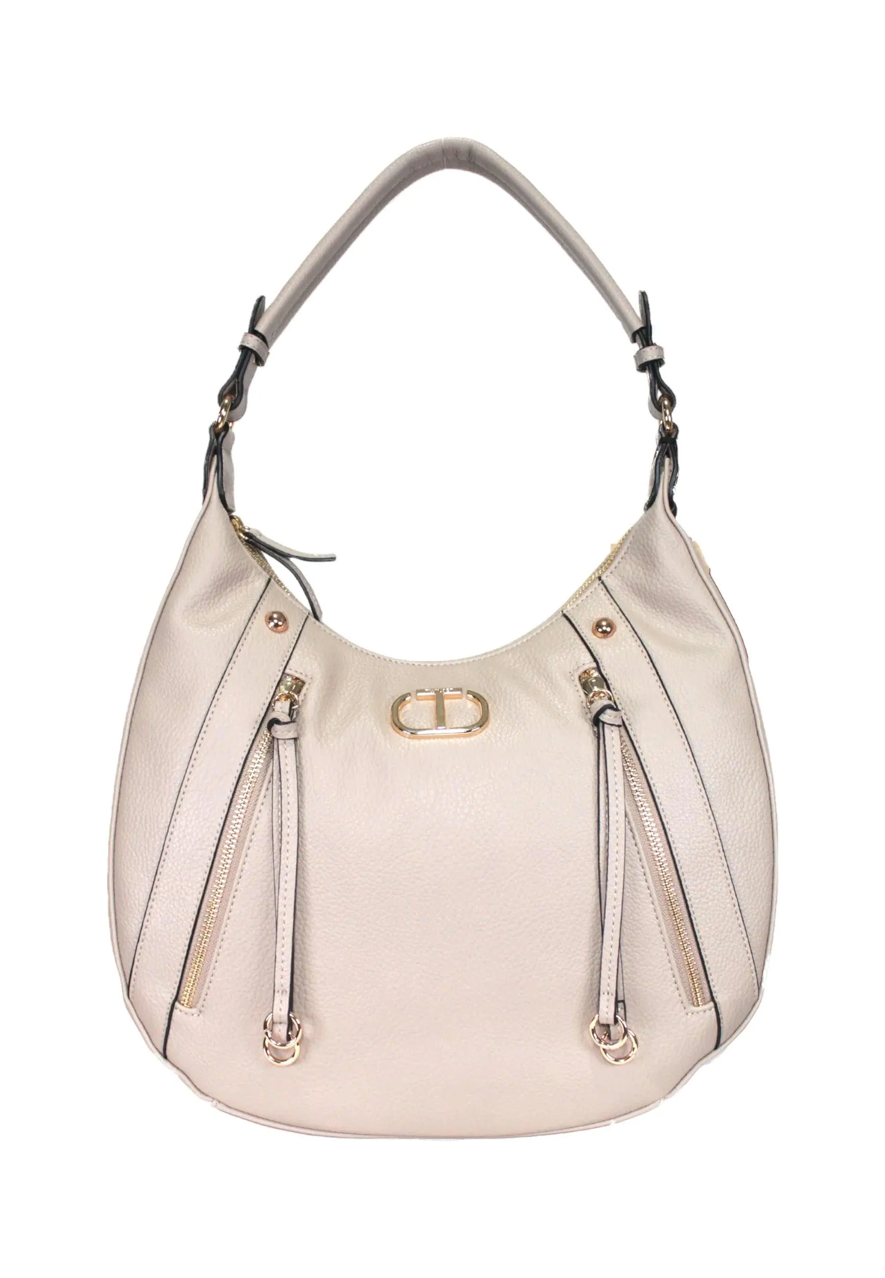 TWINSET Borsa Hobo Tortora Chiara 232TD8121