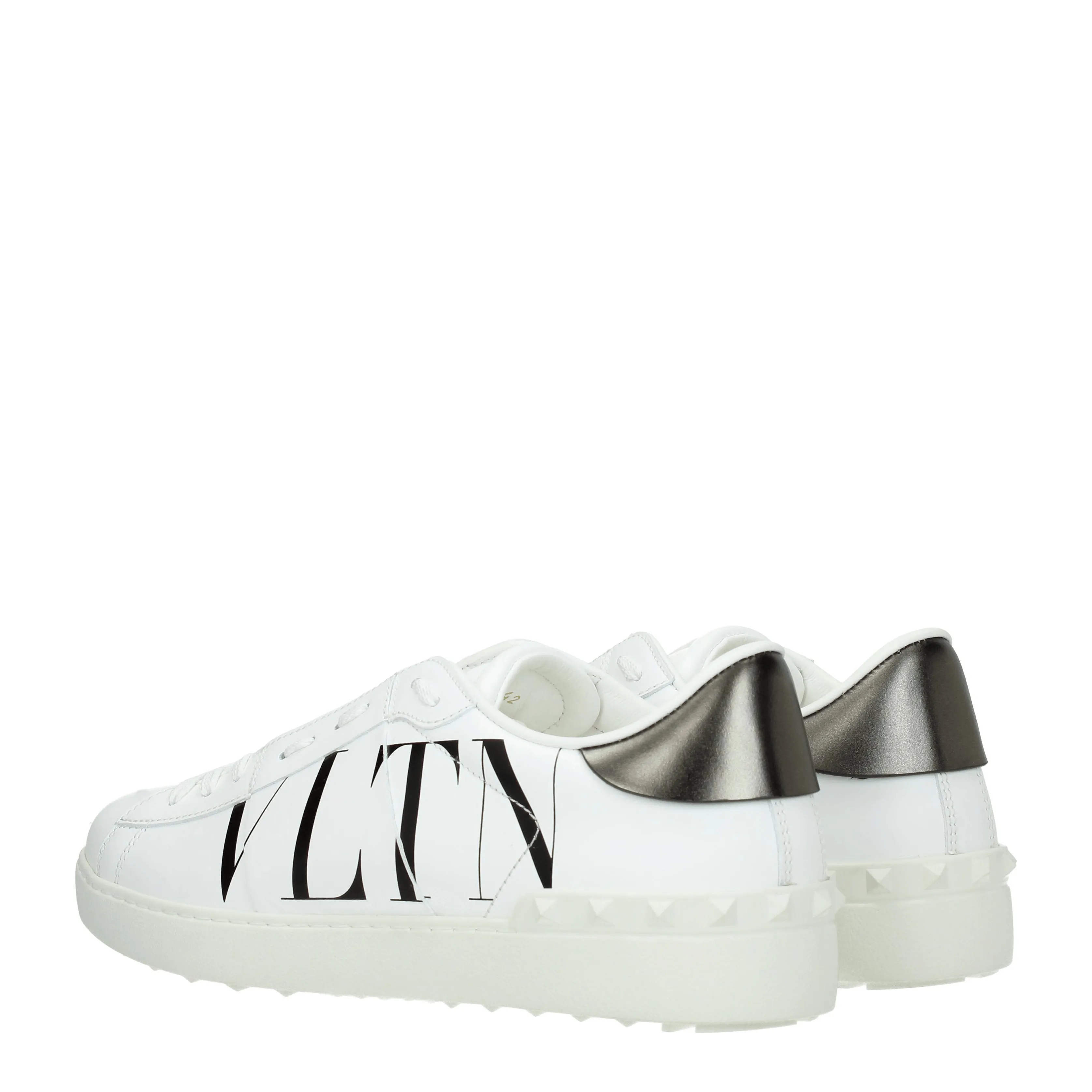 Valentino Garavani Sneakers Uomo Pelle Bianco/Grigio Scuro