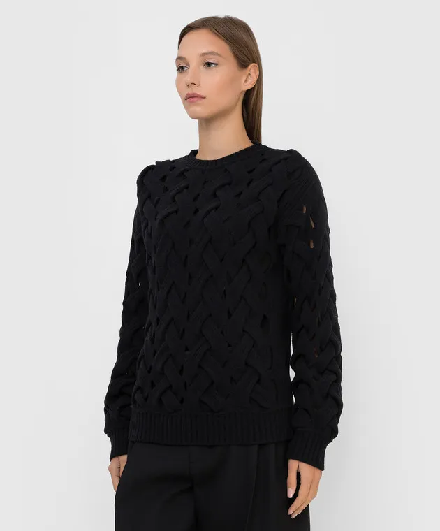 Valentino Maglione di lana lavorato a maglia WB0KC27D6QA