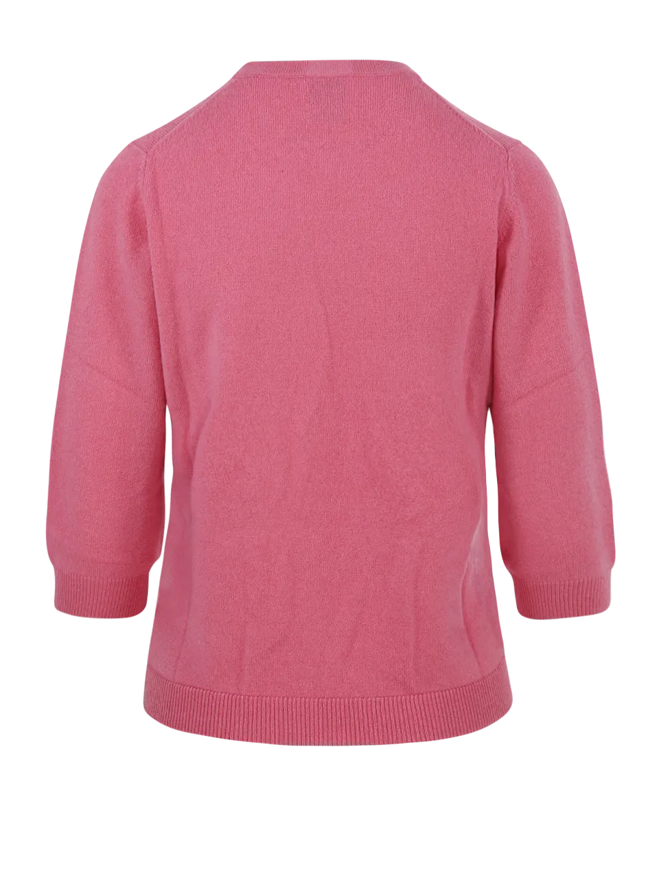 WOMAN ALLUDE ROSA CASHMERE RD-SWEATER 3/4
