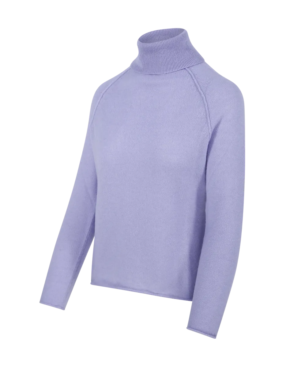 WOMAN BE YOU PURPLE CASHMERE LADY4BIS TURTLE NECK