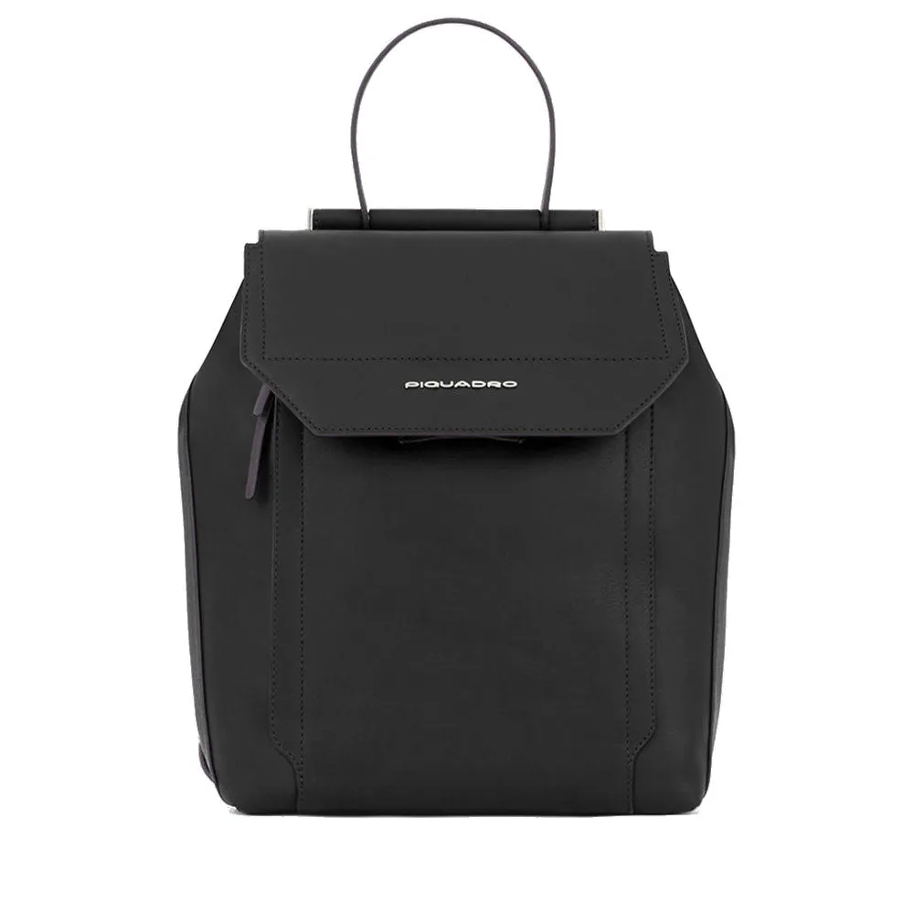 Zaino Donna PIQUADRO Porta IPad in Pelle Nera Linea Circle - CA4579W92