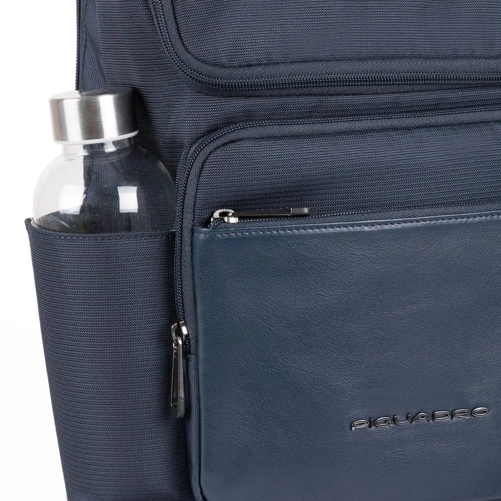 Zaino PIQUADRO Porta Pc 14 Collezione Macbeth Pelle e Tessuto CA5316S115 Blu