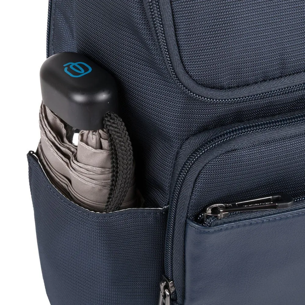 Zaino PIQUADRO Porta Pc 14 Collezione Macbeth Pelle e Tessuto CA5316S115 Blu