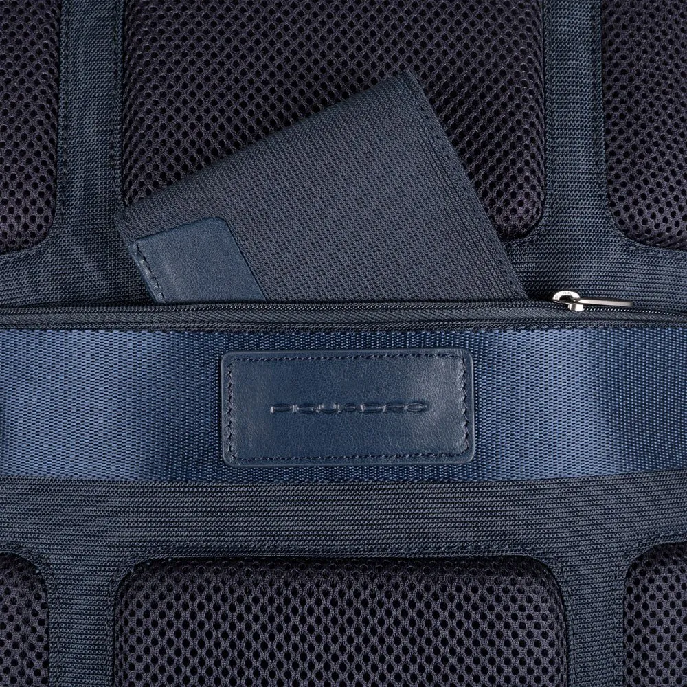 Zaino PIQUADRO Porta Pc 14 Collezione Macbeth Pelle e Tessuto CA5316S115 Blu
