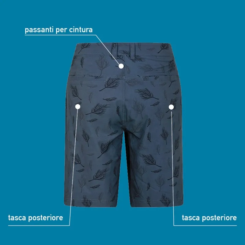 Zion Pantaloncino Cargo Nero Uomo